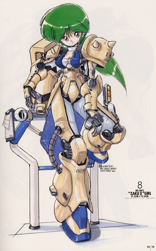 Otaku Gallery  / Art Books / Gundam - Mobile Suit Girls - Mika Akitaka / 007.jpg